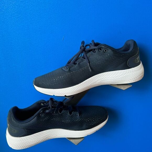 Under Armour Charged Pursuit 2 Training Siz 8.5 Navy Shoes # 3022594-401 - Men's - Picture 2 of 5